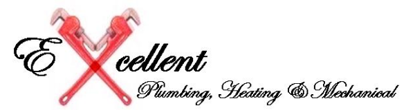 excellent plumbing heating and mechanical logo horizontal