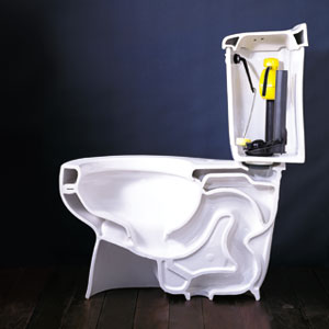 low flow toilet